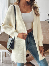 Load image into Gallery viewer, Open Front Long Sleeve Cardigan