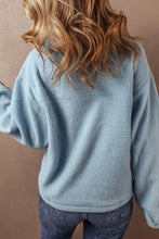 Load image into Gallery viewer, Half Zip Long Sleeve Sweatshirt