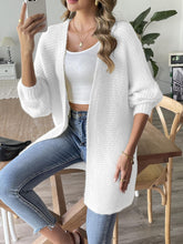 Load image into Gallery viewer, Open Front Long Sleeve Cardigan