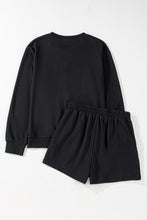Load image into Gallery viewer, GAME DAY Football Round Neck Long Sleeve Top and Shorts Set