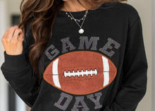 Load image into Gallery viewer, GAME DAY Football Round Neck Long Sleeve Top and Shorts Set