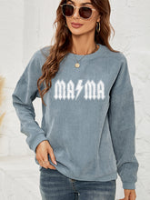 Load image into Gallery viewer, MAMA Graphic Dropped Shoulder Sweatshirt
