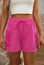 Load image into Gallery viewer, Drawstring High Waist Shorts