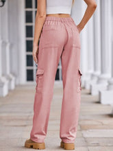 Load image into Gallery viewer, Straight Denim Cargo Pants