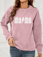 Load image into Gallery viewer, MAMA Graphic Dropped Shoulder Sweatshirt