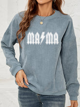 Load image into Gallery viewer, MAMA Graphic Dropped Shoulder Sweatshirt