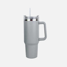 Load image into Gallery viewer, Stainless Steel Tumbler with Handle and Straw