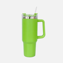 Load image into Gallery viewer, Stainless Steel Tumbler with Handle and Straw