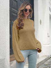 Load image into Gallery viewer, Round Neck Dropped Shoulder Sweater