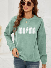 Load image into Gallery viewer, MAMA Graphic Dropped Shoulder Sweatshirt
