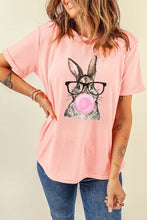 Load image into Gallery viewer, Rabbit Round Neck Short Sleeve T-Shirt