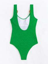 Load image into Gallery viewer, Scoop Neck Wide Strap One-Piece Swimwear
