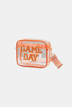 Load image into Gallery viewer, Zenana GAME DAY Stadium Approved Transparent Crossbody Bag
