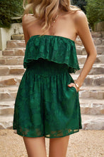 Load image into Gallery viewer, Strapless Layered Smocked Romper
