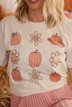 Load image into Gallery viewer, Pumpkins &amp; Daisies Graphic T

