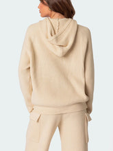 Load image into Gallery viewer, Long Sleeve Hooded Top and Pants Sweater Set
