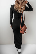 Load image into Gallery viewer, Square Neck Long Sleeve Maxi Dress
