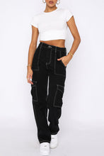 Load image into Gallery viewer, High Waist Jeans with Pockets
