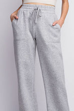 Load image into Gallery viewer, Faith Apparel Full Size Drawstring Straight Leg Slit Sweatpants

