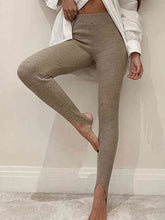 Load image into Gallery viewer, Ribbed Mid Waist Leggings
