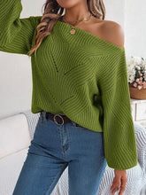 Load image into Gallery viewer, Openwork Long Sleeve Sweater
