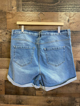 Load image into Gallery viewer, Plus Size Distressed Denim Shorts
