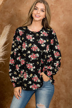 Load image into Gallery viewer, Plus Size Floral Keyhole Top
