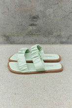 Load image into Gallery viewer, Weeboo Double Strap Scrunch Sandal in Gum Leaf
