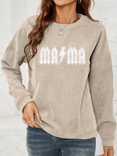 Load image into Gallery viewer, MAMA Graphic Dropped Shoulder Sweatshirt
