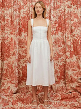 Load image into Gallery viewer, Square Neck Wide Strap Midi Dress
