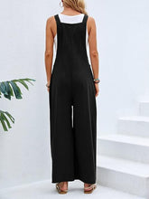 Load image into Gallery viewer, Full Size Wide Leg Overalls with Pockets
