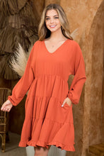 Load image into Gallery viewer, Plus Size Puff Sleeve Dress
