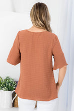 Load image into Gallery viewer, Copper Short Sleeve Top
