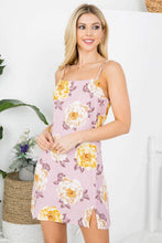 Load image into Gallery viewer, Floral Spaghetti Mini Dress
