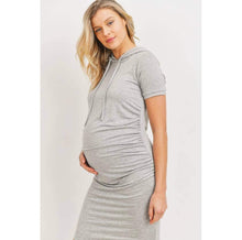 Load image into Gallery viewer, Maternity Hoodie Dress
